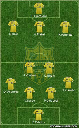 FC Nantes Formation 2012