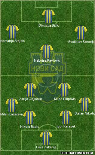 RFK Novi Sad Formation 2012