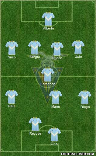 C.F. Badalona Formation 2012