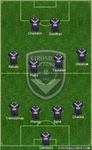 FC Girondins de Bordeaux Formation 2012