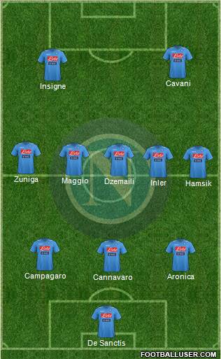 Napoli Formation 2012