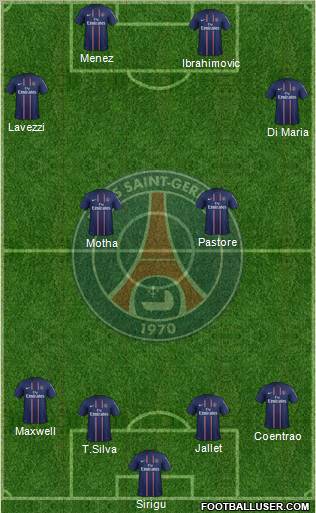 Paris Saint-Germain Formation 2012