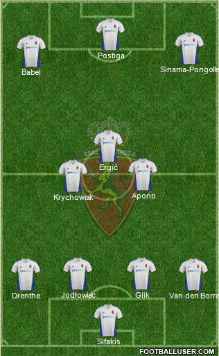 R. Zaragoza S.A.D. Formation 2012