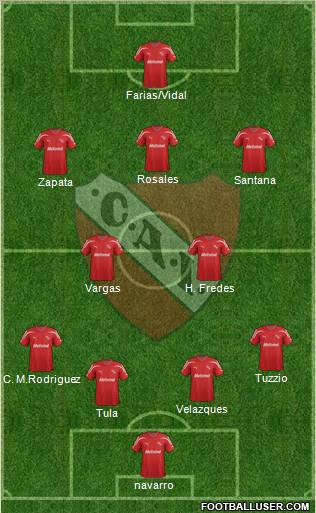 Independiente Formation 2012