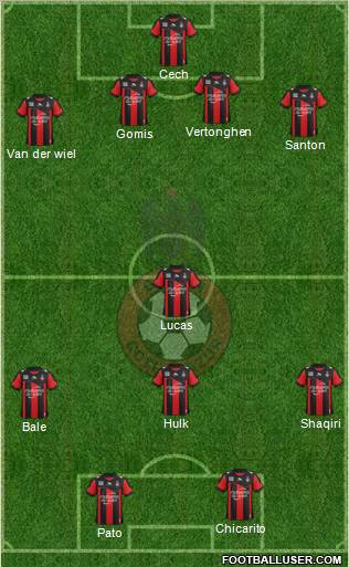 OGC Nice Côte d'Azur Formation 2012