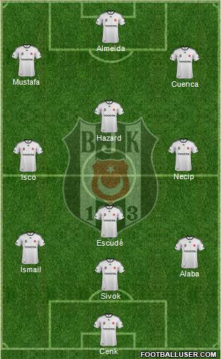 Besiktas JK Formation 2012