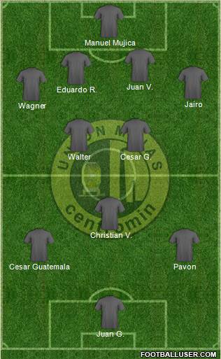 CD Unión Minas Formation 2012