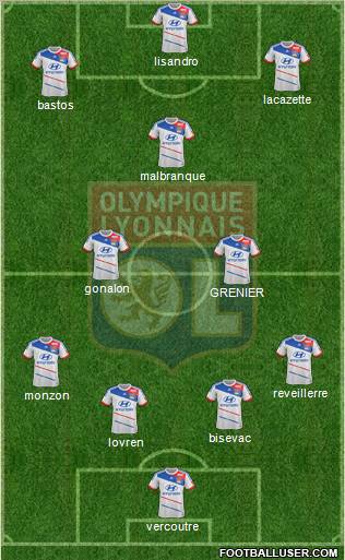 Olympique Lyonnais Formation 2012