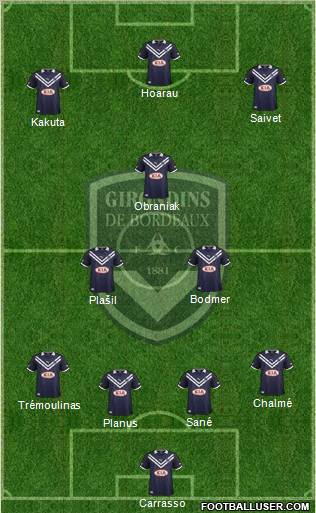 FC Girondins de Bordeaux Formation 2012