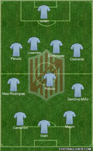 9 de Julio Formation 2012