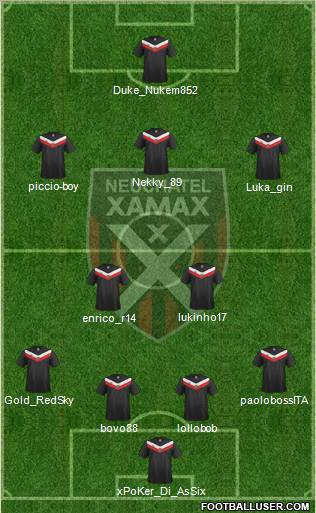 Neuchâtel Xamax FC Formation 2012