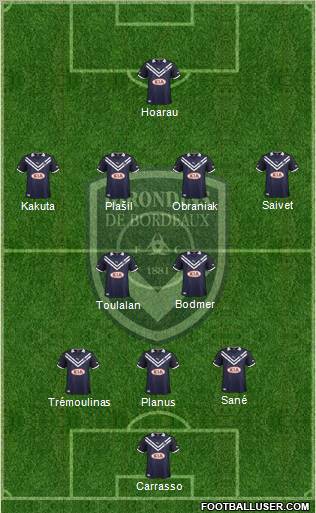 FC Girondins de Bordeaux Formation 2012