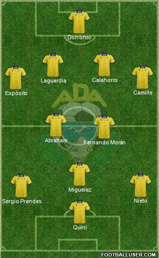 A.D. Alcorcón Formation 2012