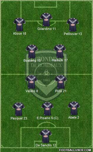 FC Girondins de Bordeaux Formation 2012