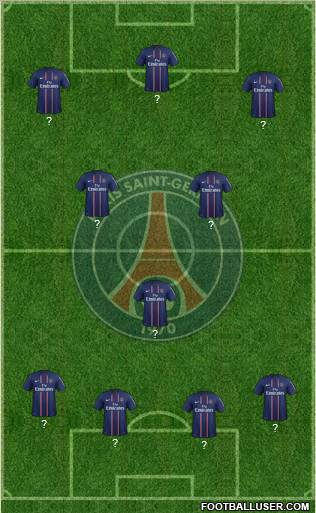 Paris Saint-Germain Formation 2012
