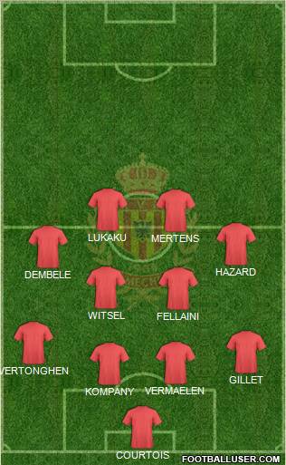 Yellow Red KV Mechelen Formation 2012