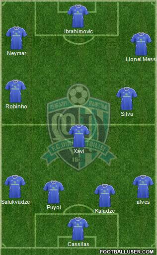 Dinamo Tbilisi Formation 2012