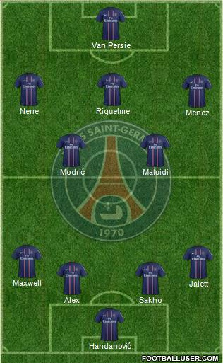 Paris Saint-Germain Formation 2012