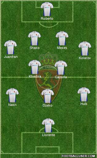 R. Zaragoza S.A.D. Formation 2012