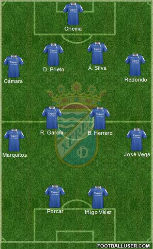 Xerez C.D., S.A.D. Formation 2012