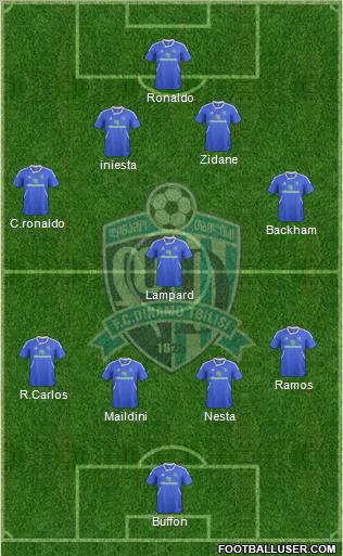 Dinamo Tbilisi Formation 2012
