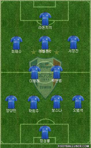 Suwon Samsung Blue Wings Formation 2012