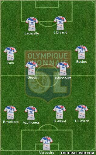 Olympique Lyonnais Formation 2012