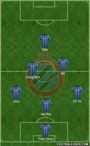Club Brugge KV Formation 2012