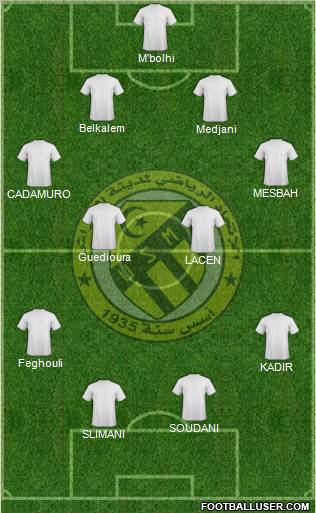 Union Sportive Madinet El-Harrach Formation 2012