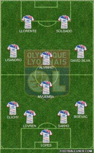 Olympique Lyonnais Formation 2012