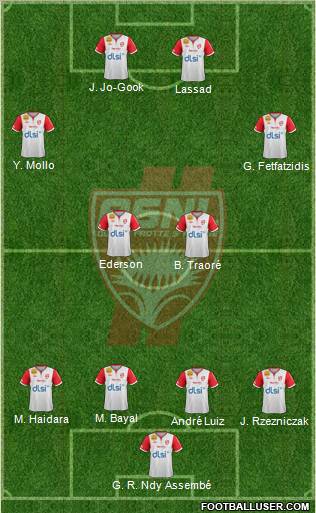 A.S. Nancy Lorraine Formation 2012