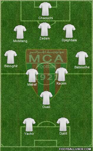 Mouloudia Club d'Alger Formation 2012