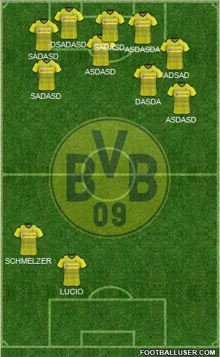 Borussia Dortmund Formation 2012