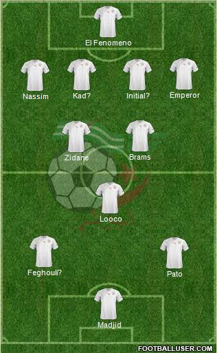Algeria Formation 2012