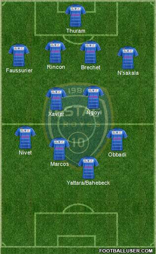 Esperance Sportive Troyes Aube Champagne Formation 2012