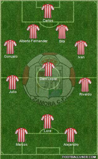Zamora C.F. Formation 2012