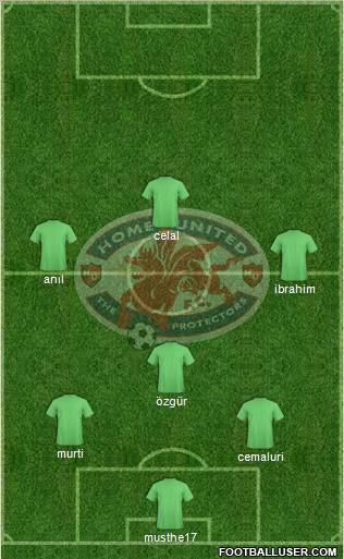 Home United FC Formation 2012