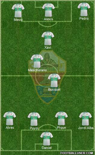 Elche C.F., S.A.D. Formation 2012
