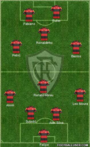 Corumbaense FC Formation 2012