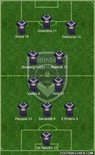 FC Girondins de Bordeaux Formation 2012