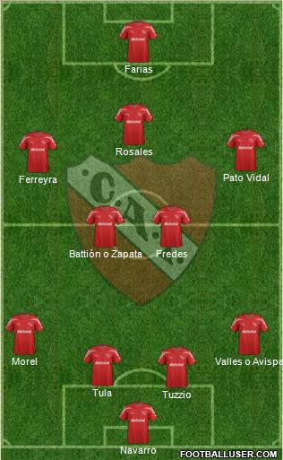 Independiente Formation 2012