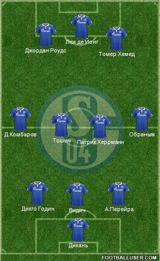 FC Schalke 04 Formation 2012