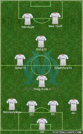 Olympique de Marseille Formation 2012