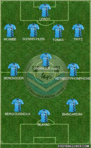 Tours Football Club Formation 2012