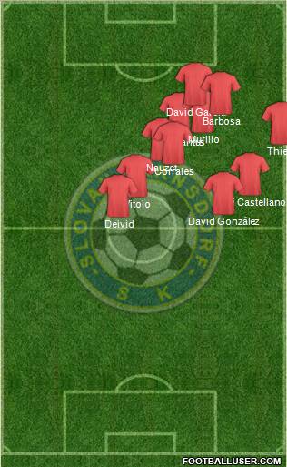 Slovan Varnsdorf Formation 2012