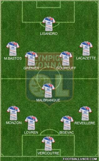 Olympique Lyonnais Formation 2012