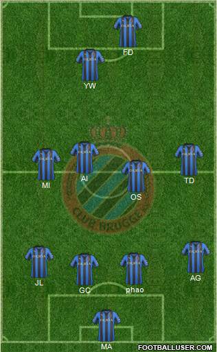 Club Brugge KV Formation 2012