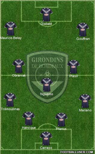 FC Girondins de Bordeaux Formation 2012
