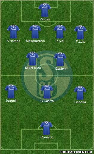 FC Schalke 04 Formation 2012