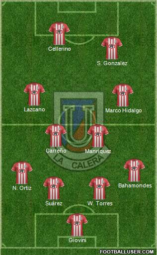 CD Unión La Calera S.A.D.P. Formation 2012